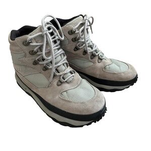 L.L. Bean 200g Primaloft Gray Suede Hiking Trail Boot Women's US 11 wide camping